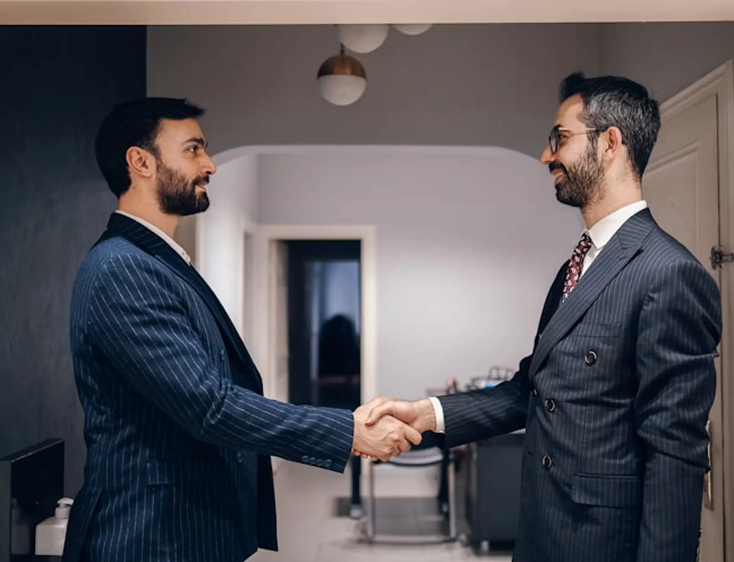 Business handshake